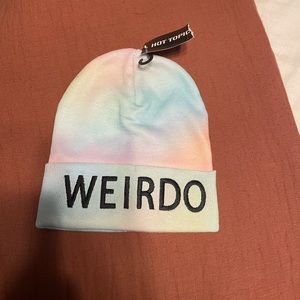 NWT Hot Topic “weirdo” beanie